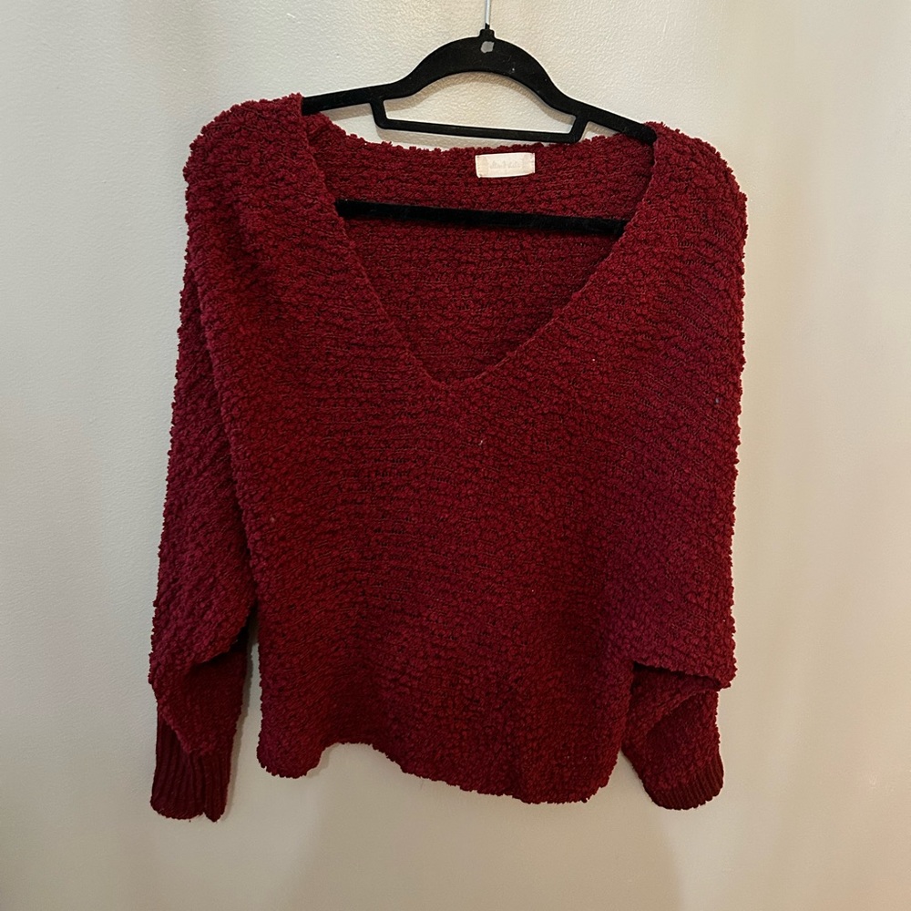 red sweater